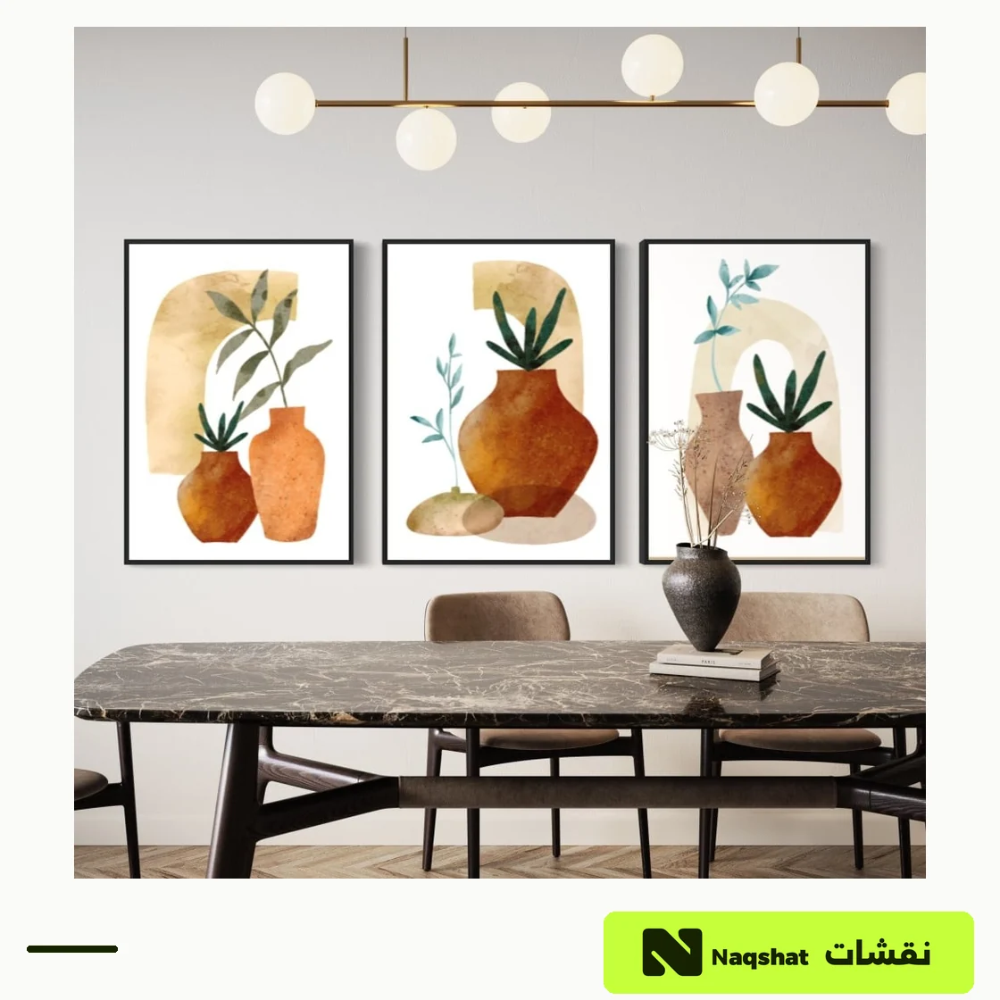 Modern 3-Piece Canvas Wall Art Set