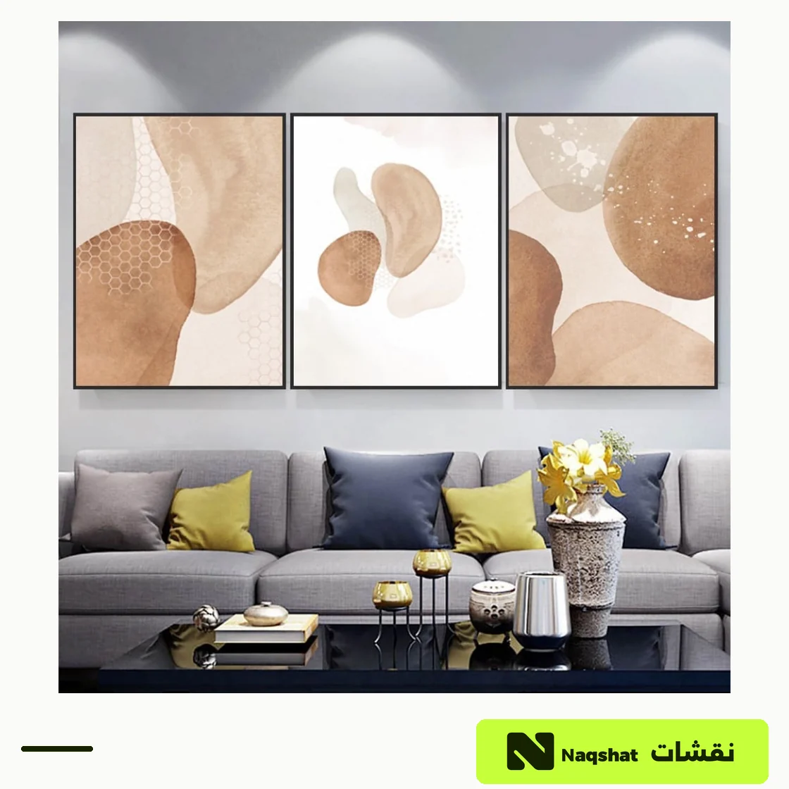 Modern 3-Piece Canvas Wall Art Set