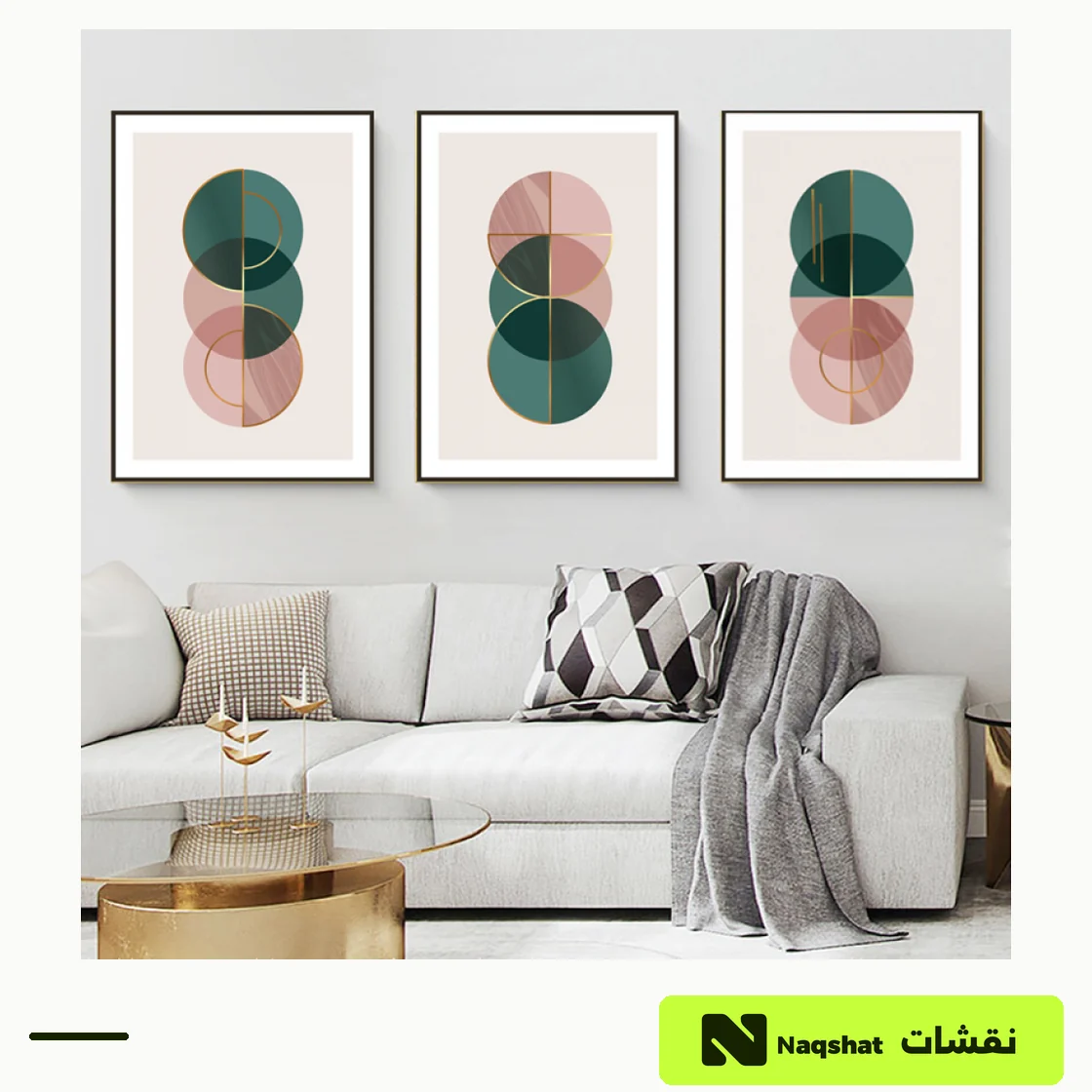 Modern 3-Piece Canvas Wall Art Set