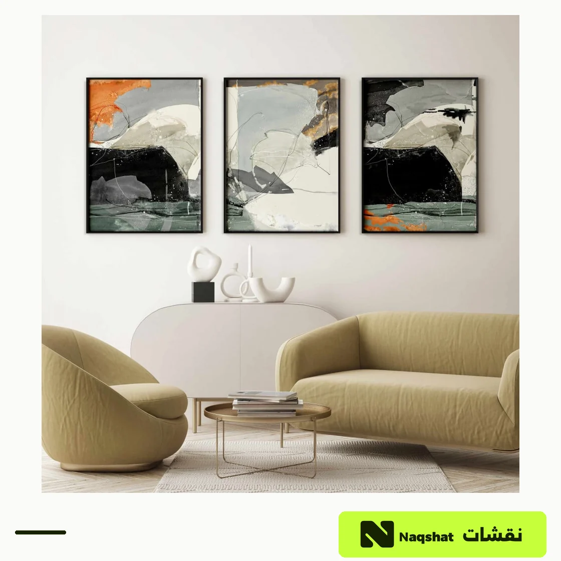 Modern 3-Piece Canvas Wall Art Set