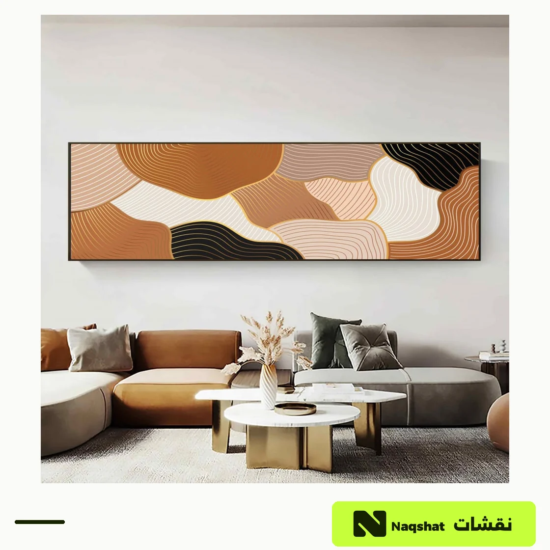 لوحة كانفس فن تجريدي